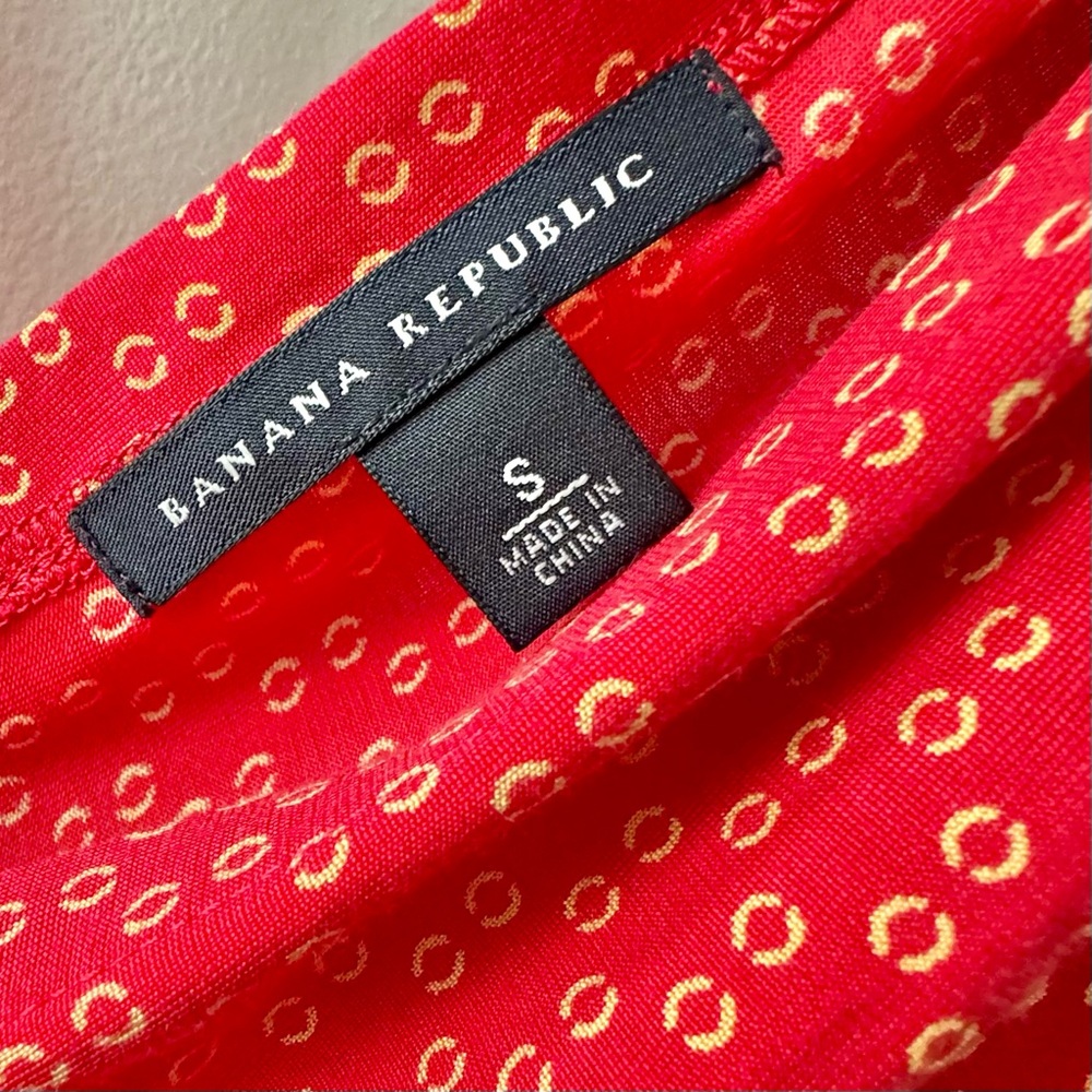 Banana Republic Red Backless Dress - Picture 3 of 6